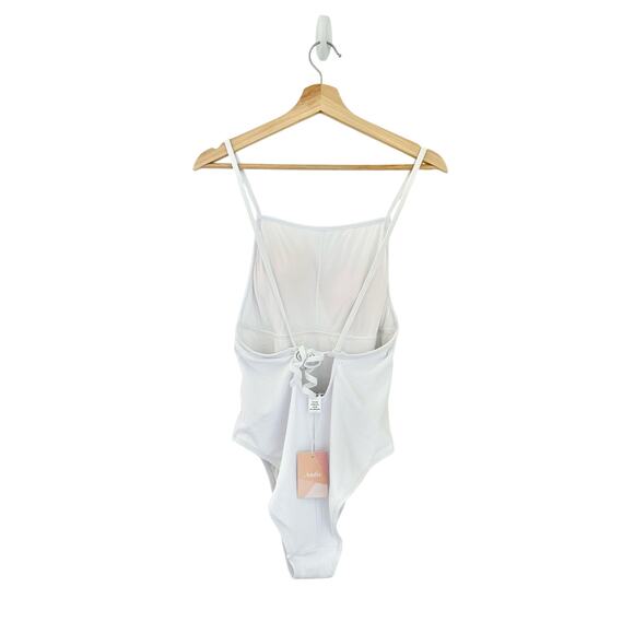 Andie Swim the Paloma One Piece in White M Tall NWT - Picture 9 of 10